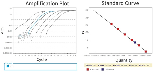 ATCC VR-1816™ was used as the standards for AAV qPCR titering
